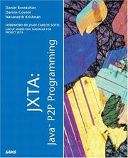 Cover of: JXTA: Java P2P programming
