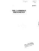 Cover of: The Cambridge phenomenon by 