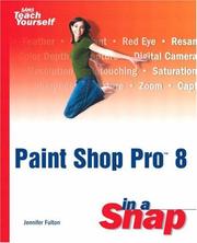 Cover of: Paint Shop Pro 8 in a Snap