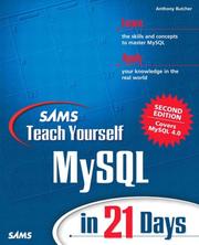 Cover of: Sams Teach Yourself MySQL in 21 Days