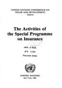 Cover of: The activities of the special programme on insurance