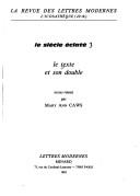 Cover of: Le texte et son double