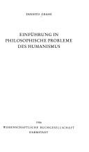 Cover of: Einführung in philosophische Probleme des Humanismus