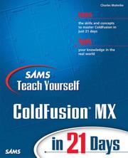 Cover of: Sams Teach Yourself ColdFusion in 21 Days