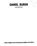Cover of: Daniel Buren by Daniel Buren