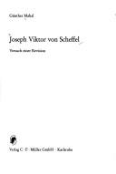 Cover of: Joseph Viktor von Scheffel: Versuch einer Revision