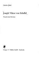 Cover of: Joseph Viktor von Scheffel by Günther Mahal