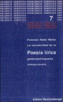 Cover of: narratividad de la poesía lírica galaicoportuguesa: antología narrativa