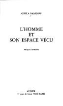 Cover of: L' homme et son espace vécu: analyses littéraires