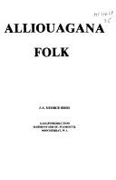 Cover of: Alliouagana folk