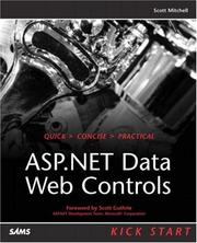 Cover of: ASP.NET Data Web Controls Kick Start