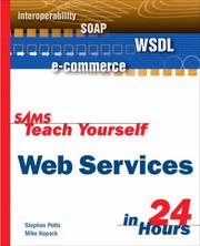 Cover of: Sams Teach Yourself Web Services in 24 Hours