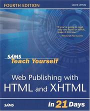 Cover of: Sams Teach Yourself Web Publishing with HTML & XHTML in 21 Days, Fourth Edition