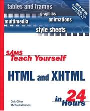 Sams teach yourself HTML and XHTML in 24 hours by Dick Oliver