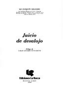 Cover of: Juicio de desalojo