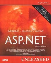 Cover of: ASP.NET Unleashed, Second Edition by Stephen Walther, Stephen Walther