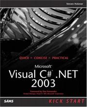 Cover of: Microsoft Visual C# .NET 2003 kick start
