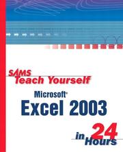 Cover of: Sams Teach Yourself Excel 2003 in 24 Hours