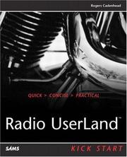 Cover of: Radio UserLand Kick Start by Rogers Cadenhead