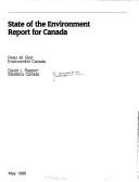 Cover of: State of the environment report for Canada.  by Peter M. Bird and David J. Rapport