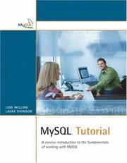 Cover of: MySQL tutorial