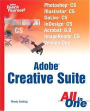 Cover of: Adobe creative suite | Mordy Golding