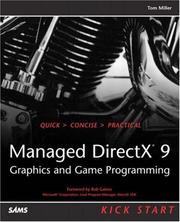 Cover of: Managed DirectX 9 Kick Start by Tom Miller