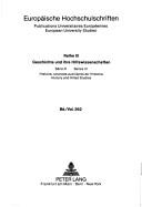 Cover of: Geschichte und Gesetzmässigkeiten: Hypothesenbildung und Abstraktion in der Geschichtswissenschaft unter besonderer Berücksichtigung von Vilfredo Pareto und Norbert Elias.