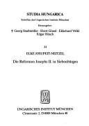 Cover of: Die Reformen Josephs II. in Siebenbürgen