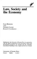 Cover of: Law and society and the economy
