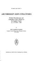Archbishop John Stratford by Roy Martin Haines