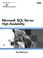 Cover of: Microsoft SQL Server high availability
