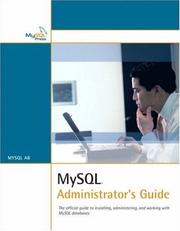 MySQL Administrator's Guide by MySQL AB