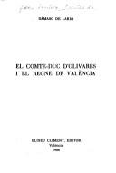 Cover of: El comte-duc d'Olivares i el Regne de València