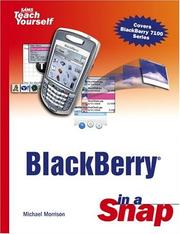 Cover of: BlackBerry in a snap by Michael Morrison