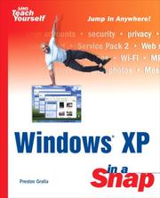 Cover of: Windows XP in a Snap (Sams Teach Yourself)