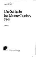 Cover of: Die Schlacht bei Monte Cassino 1944 by Katriʼel Ben-Aryeh
