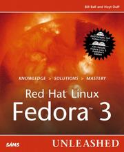 Cover of: Red Hat Linux Fedora 3 unleashed by Bill Ball