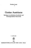 Cover of: Genius Austriacus: Beiträge zur politischen Geschichte und Geistesgeschichte Österreichs