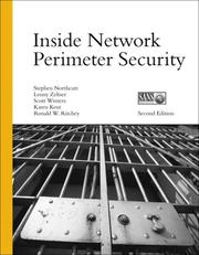 Cover of: Inside Network Perimeter Security (2nd Edition) (Inside)