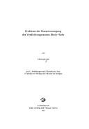 Cover of: Probleme der Wasserversorgung des Verdichtungsraumes Rhein-Ruhr