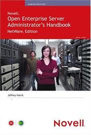 Cover of: Novell open enterprise server: administrator's handbook