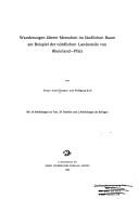 Cover of: Wanderungen älterer Menschen im ländlichen Raum am Beispiel der nördlichen Landesteile von Rheinland-Pfalz by Franz-Josef Kemper, Franz-Josef Kemper