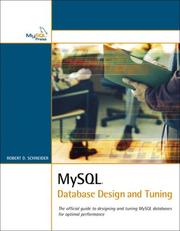 Cover of: MySQL database design and tuning | Robert D. Schneider