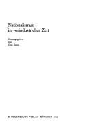 Cover of: Nationalismus in vorindustrieller Zeit