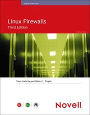Cover of: Linux Firewalls (3rd Edition) (Novell Press) by Steve Suehring, Robert Ziegler