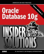 Cover of: Oracle Database 10g Insider Solutions