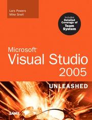 Cover of: Microsoft Visual Studio 2005 Unleashed | Lars Powers