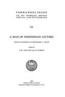 Cover of: A Man of Indonesian letters: essays in honour of professor A. Teeuw
