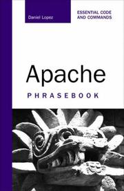 Cover of: Apache Phrasebook (Developer's Library) by Daniel Lopez, Jesus Blanco, Daniel Lopez, Jesus Blanco